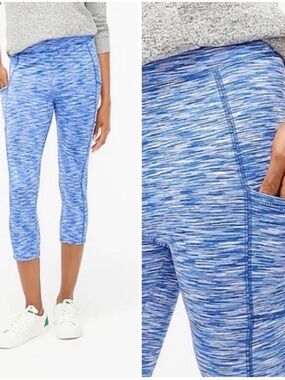 New J Crew high rise athletic leggings with pockets